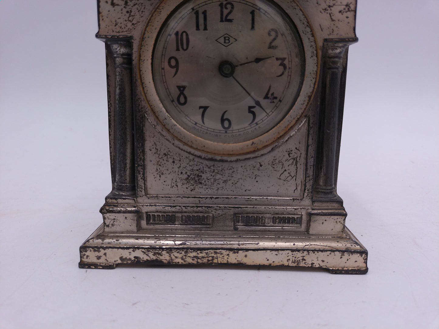 House Clock with Pillars Vintage