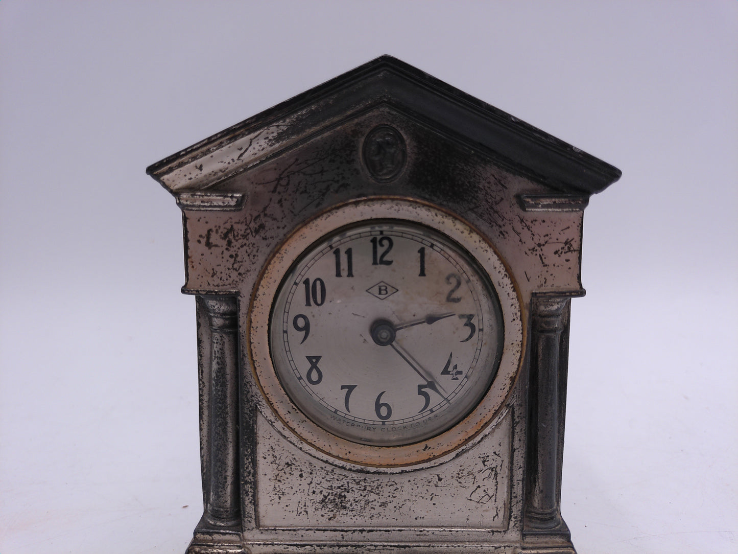 House Clock with Pillars Vintage