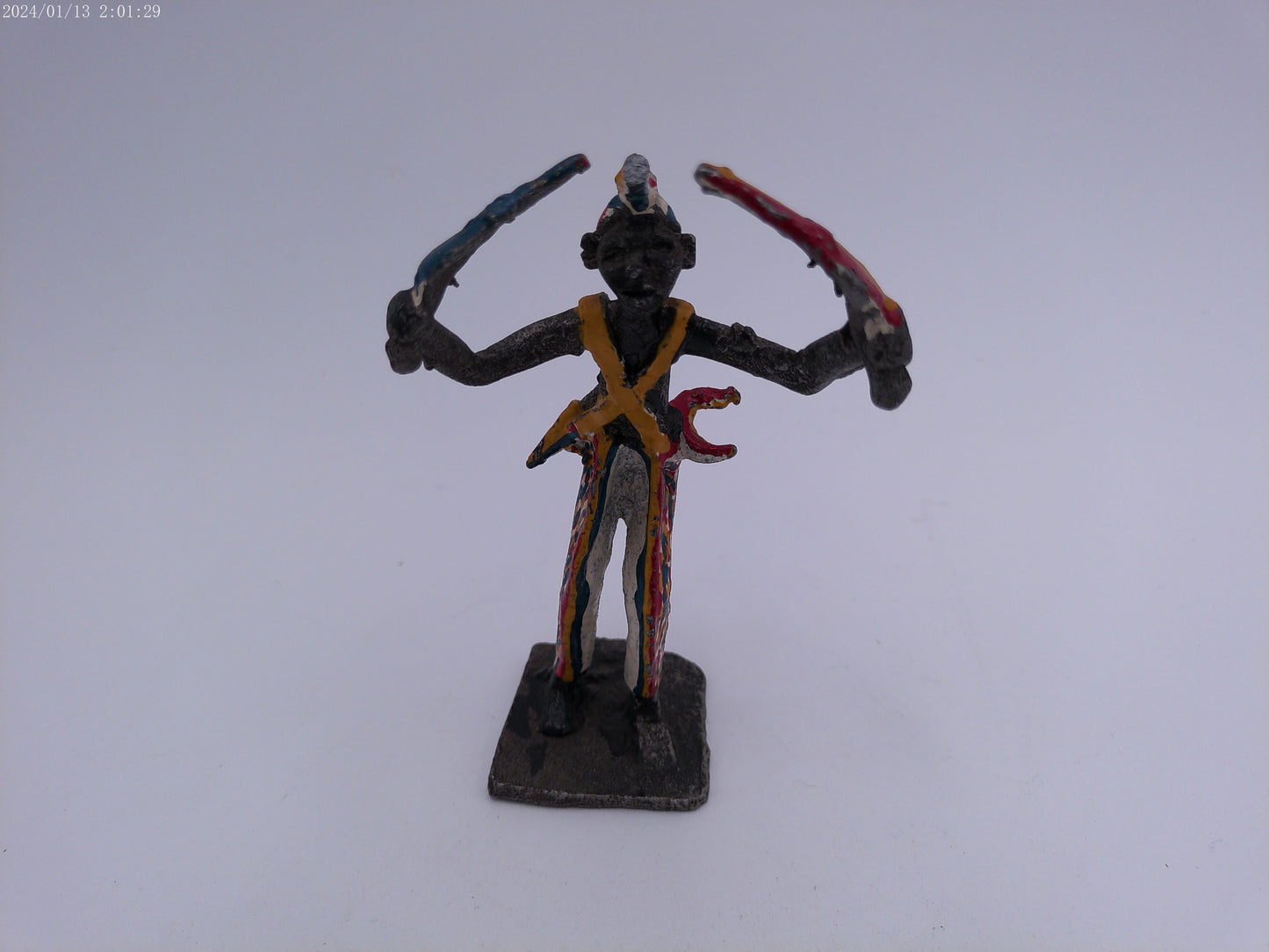 set of 8 vintage African folk art figurines