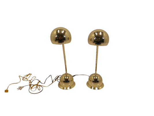 Pair of Brass desk lamps Vintage