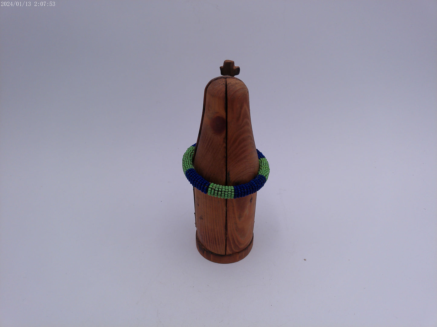 Craved Statue In Wood Case