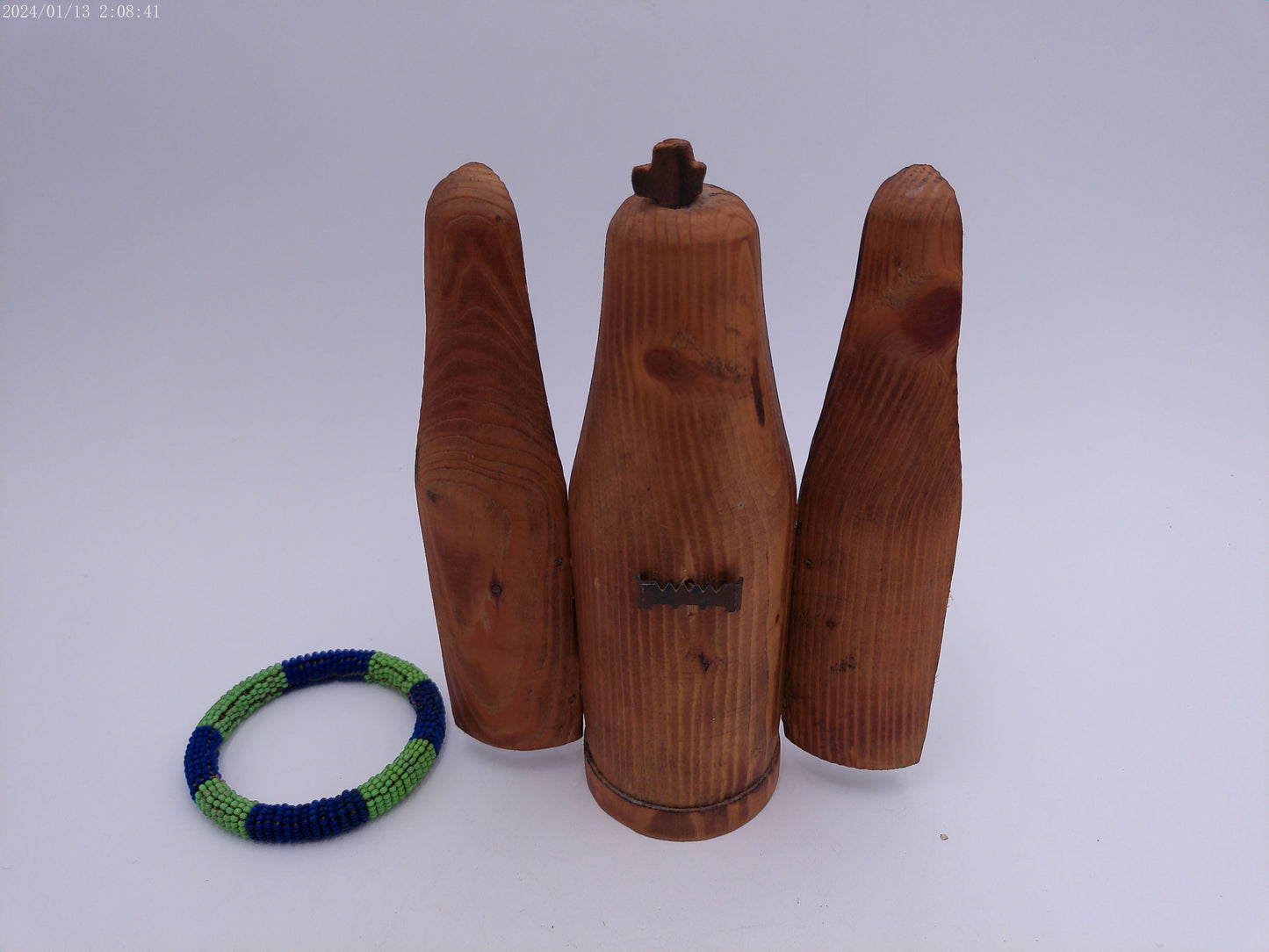 Craved Statue In Wood Case