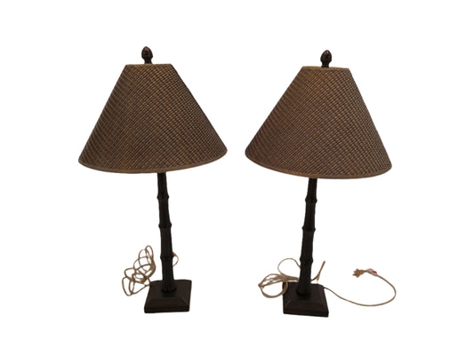 Two End Table Lamps Unique Lamp Shades