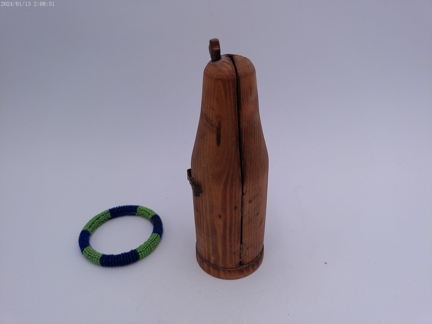 Craved Statue In Wood Case