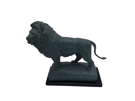 Lion Sculpture Hand paint Home Decor Animal Figurine