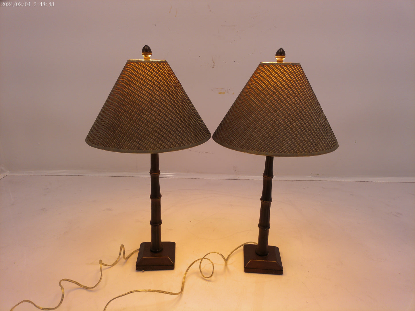 Two End Table Lamps Unique Lamp Shades