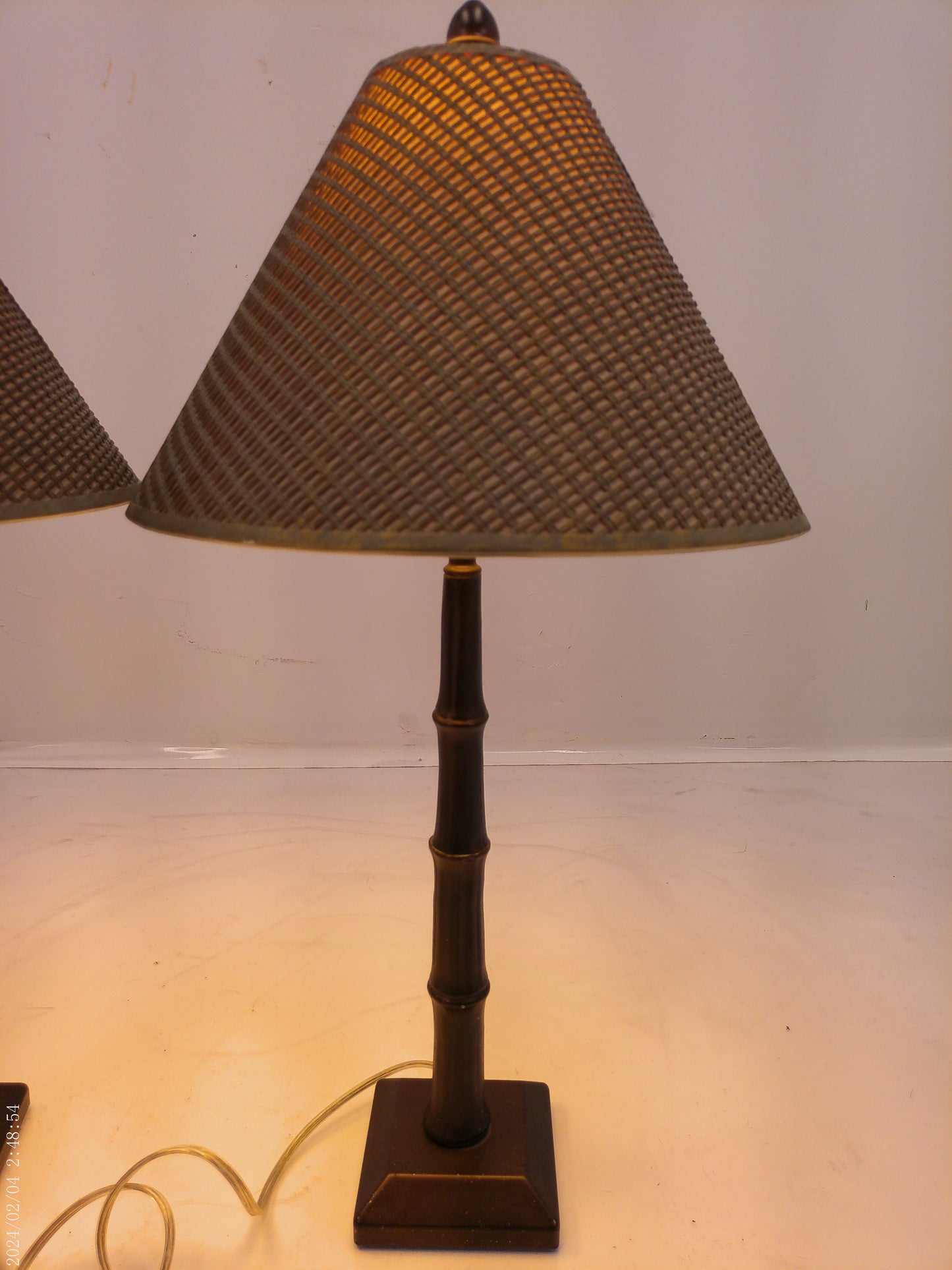 Two End Table Lamps Unique Lamp Shades