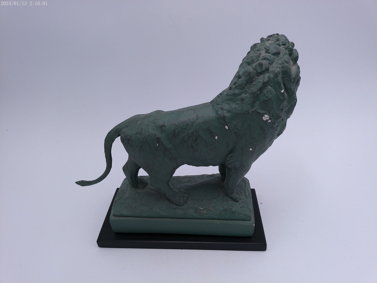 Lion Sculpture Hand paint Home Decor Animal Figurine