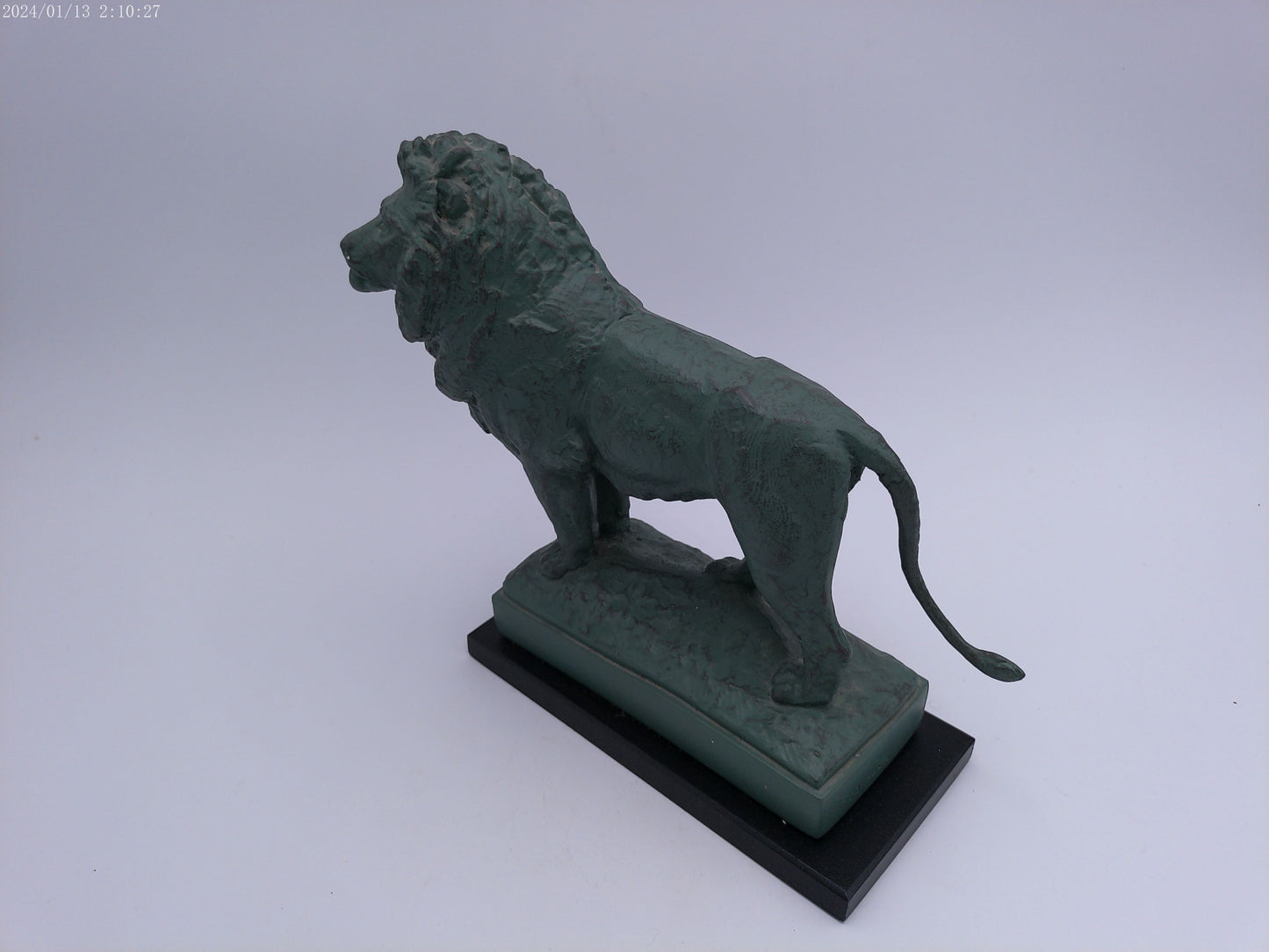 Lion Sculpture Hand paint Home Decor Animal Figurine