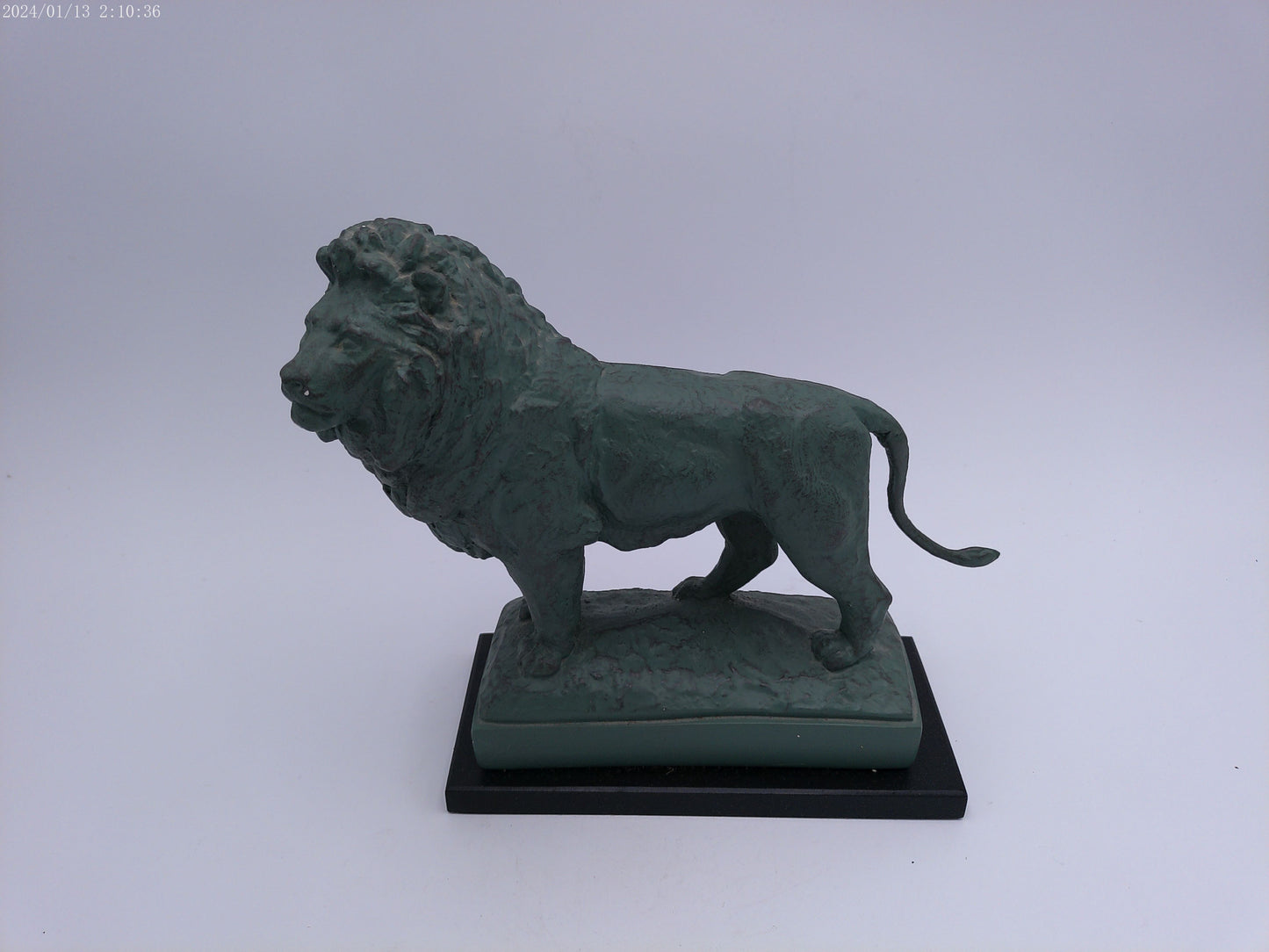 Lion Sculpture Hand paint Home Decor Animal Figurine