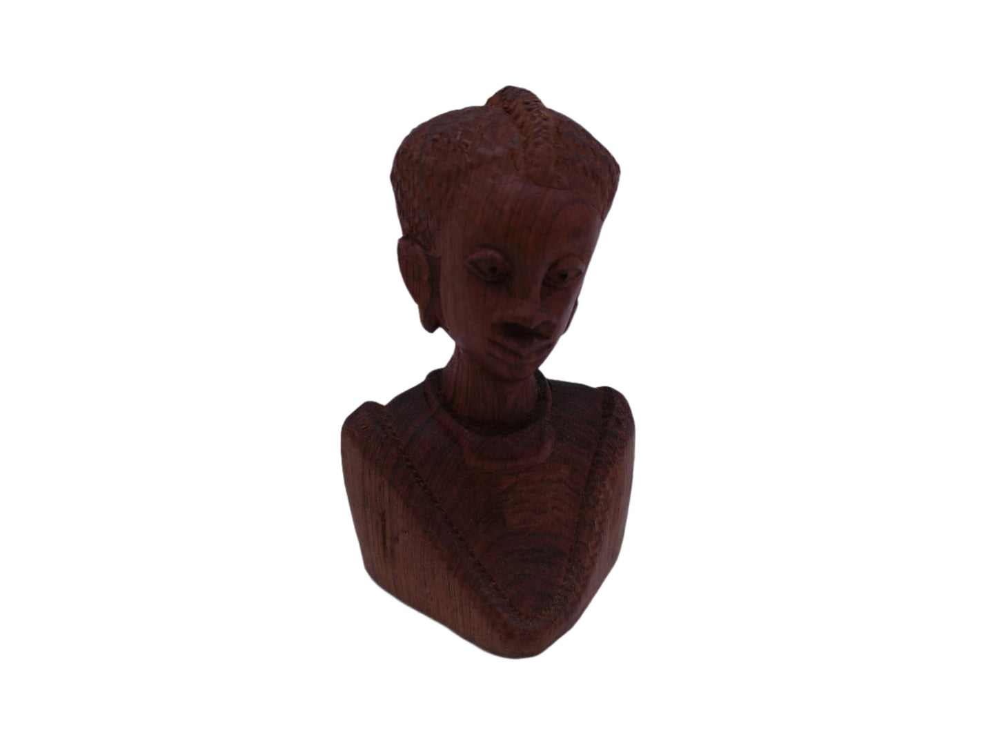 Hand Carved Wooden Tribal Lady Bus