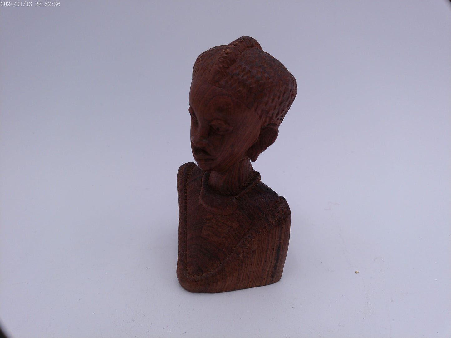 Hand Carved Wooden Tribal Lady Bus