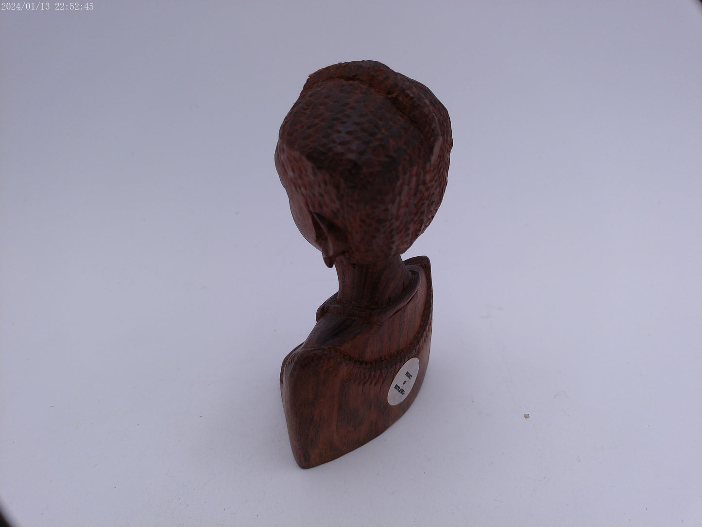 Hand Carved Wooden Tribal Lady Bus