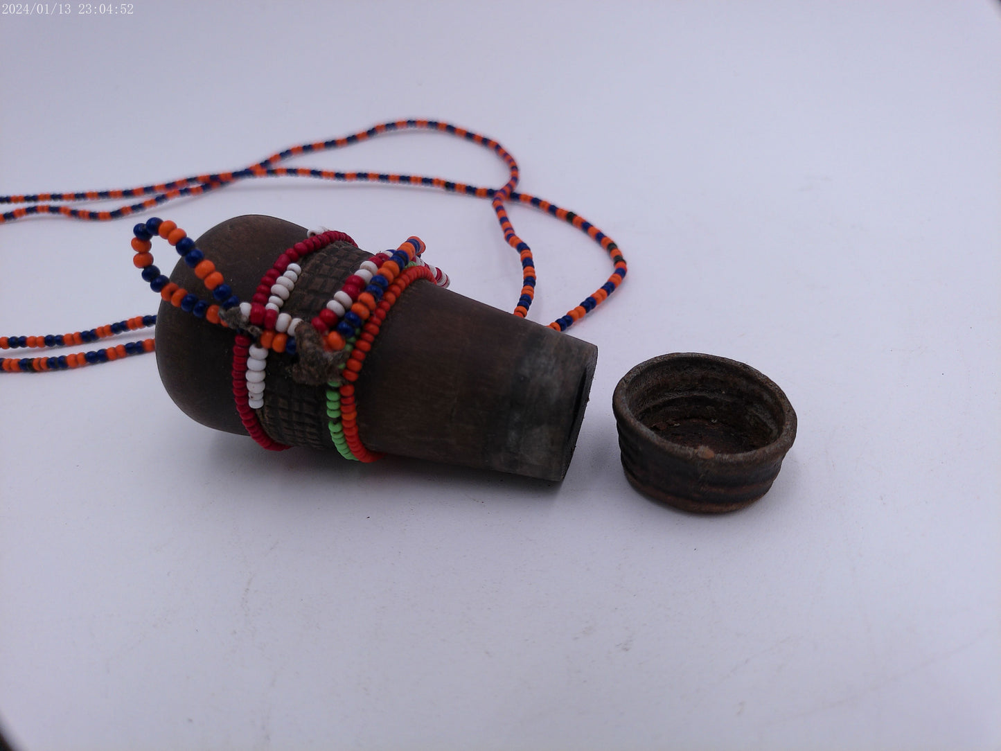 African Pouch Container Vintage