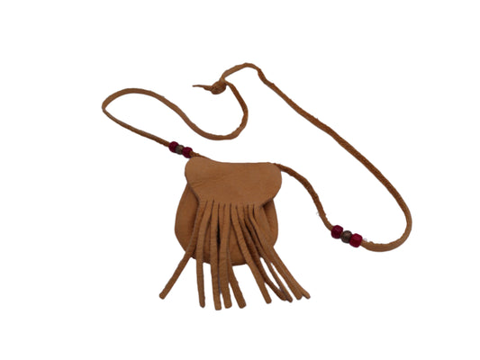 African Small Leather Pouch bag