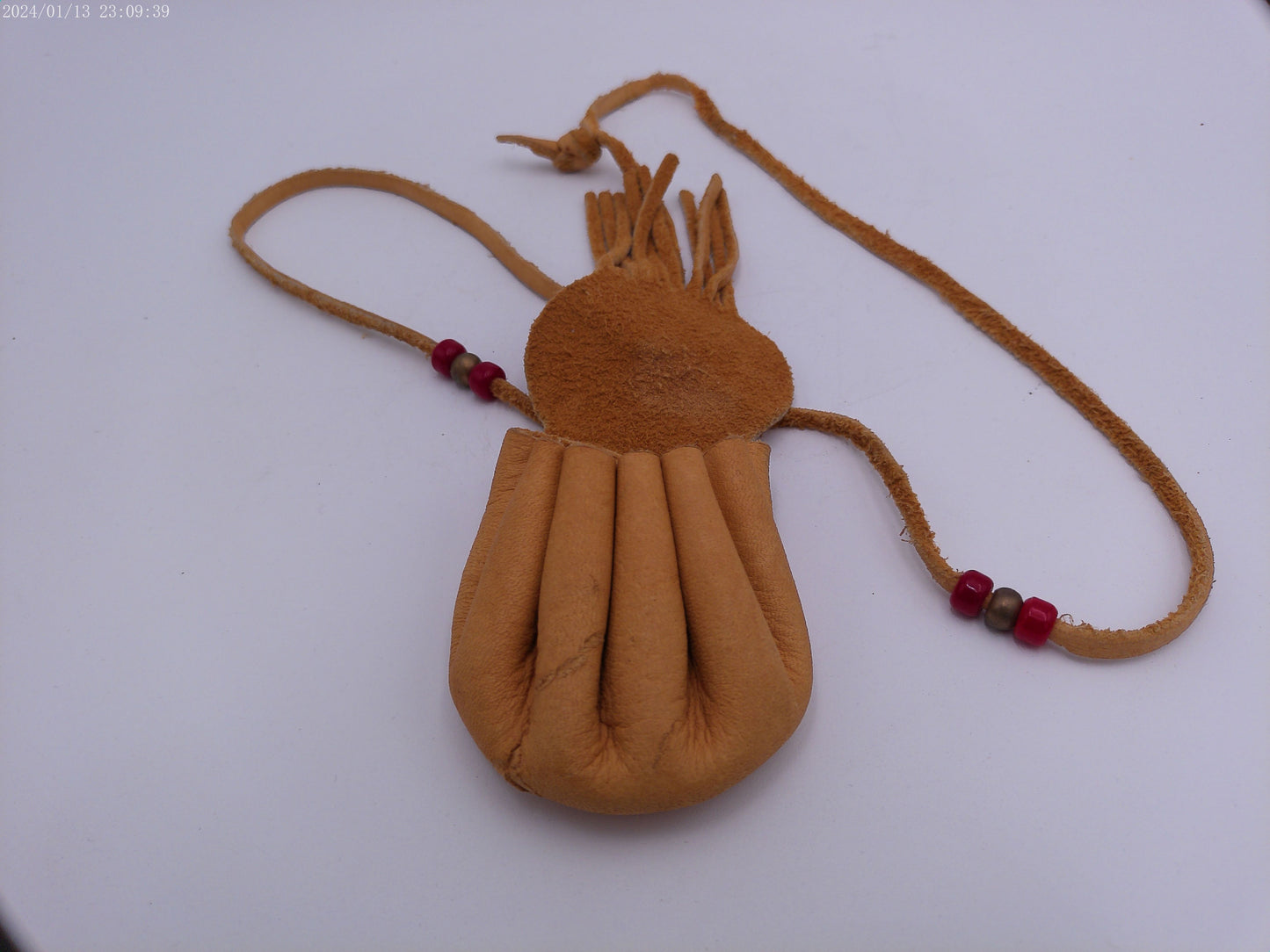 African Small Leather Pouch bag
