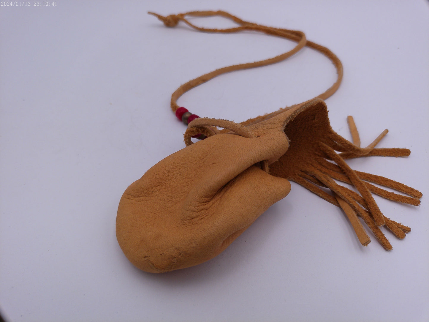 African Small Leather Pouch bag