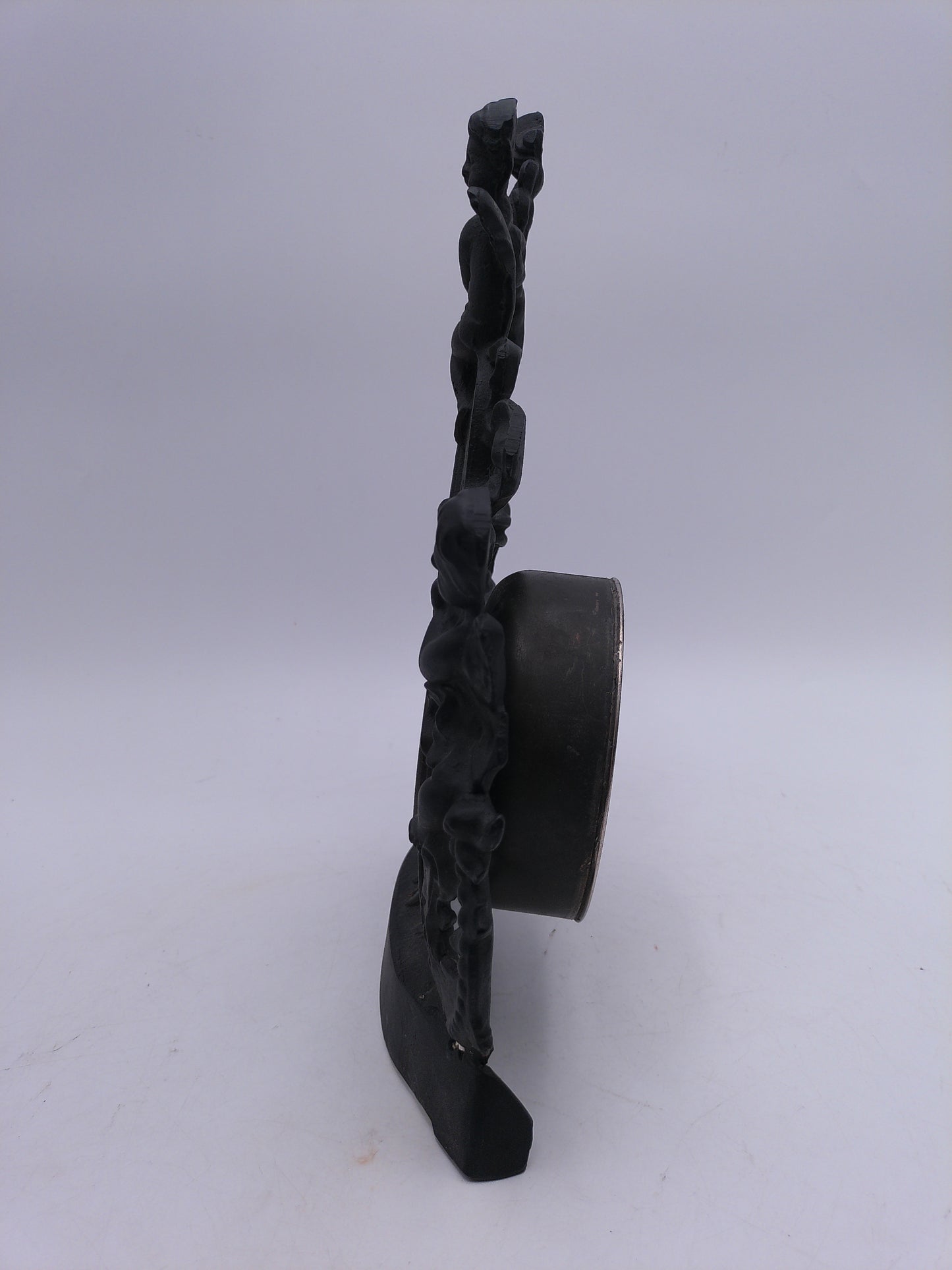 Baroque Style Cherub Musical Ornate Mantel Clock Vintage