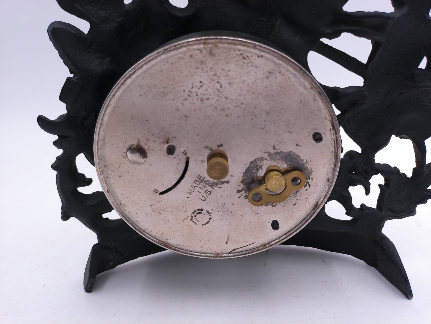 Baroque Style Cherub Musical Ornate Mantel Clock Vintage