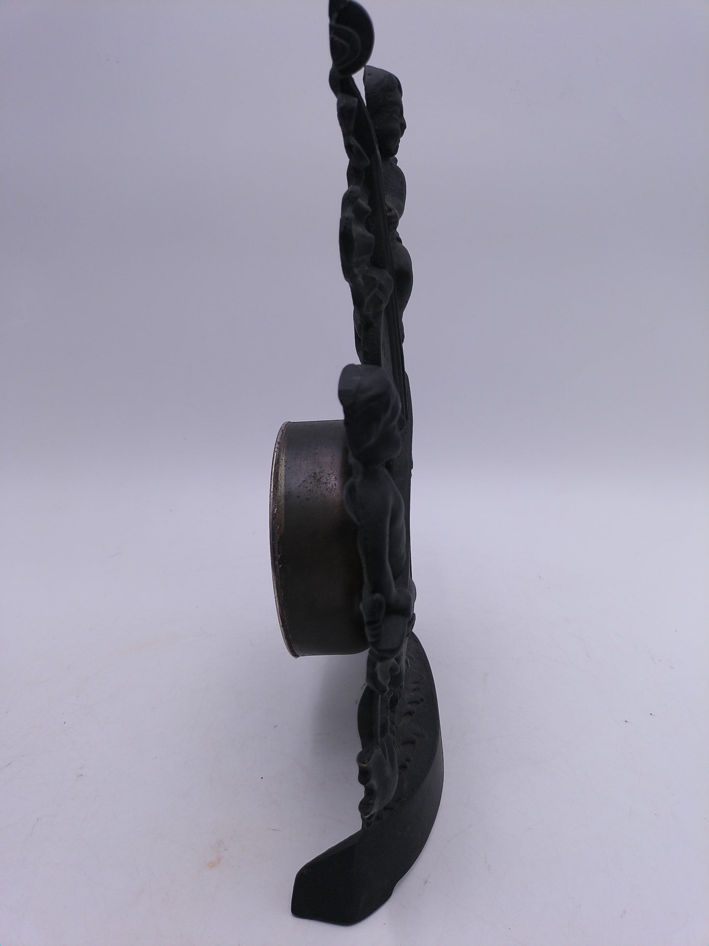 Baroque Style Cherub Musical Ornate Mantel Clock Vintage