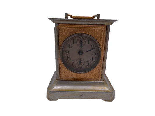 German musical clock by FMS Fredrich Mauthe from Swchwenningen Germany Antique