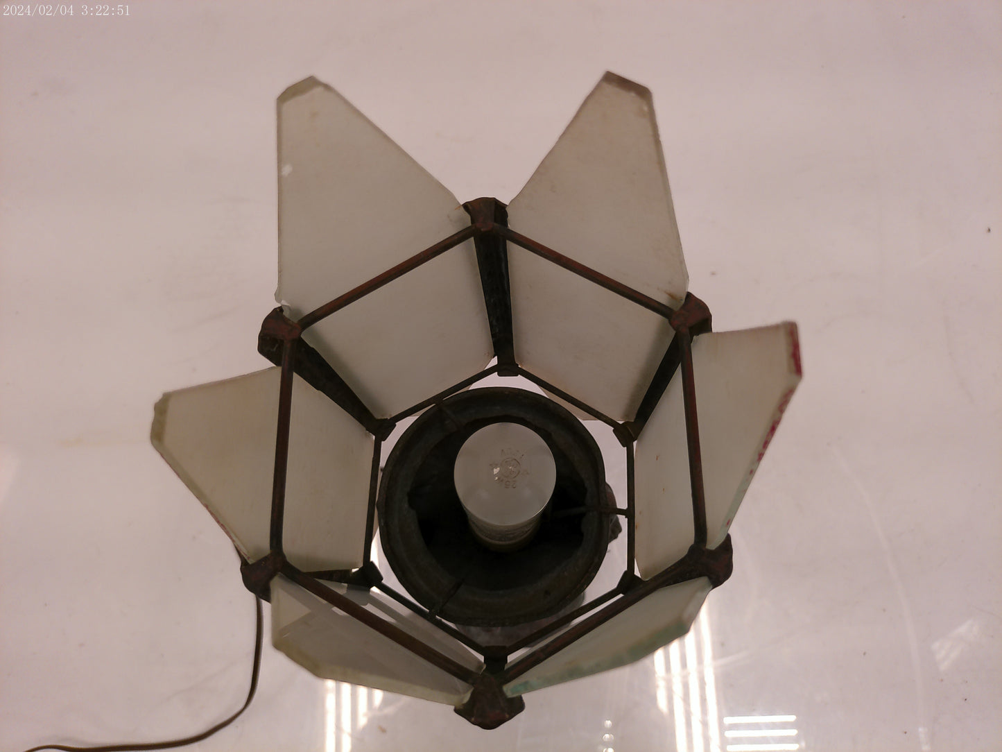 Super Rare Antique Female Art Deco Table Lamp Sculpture