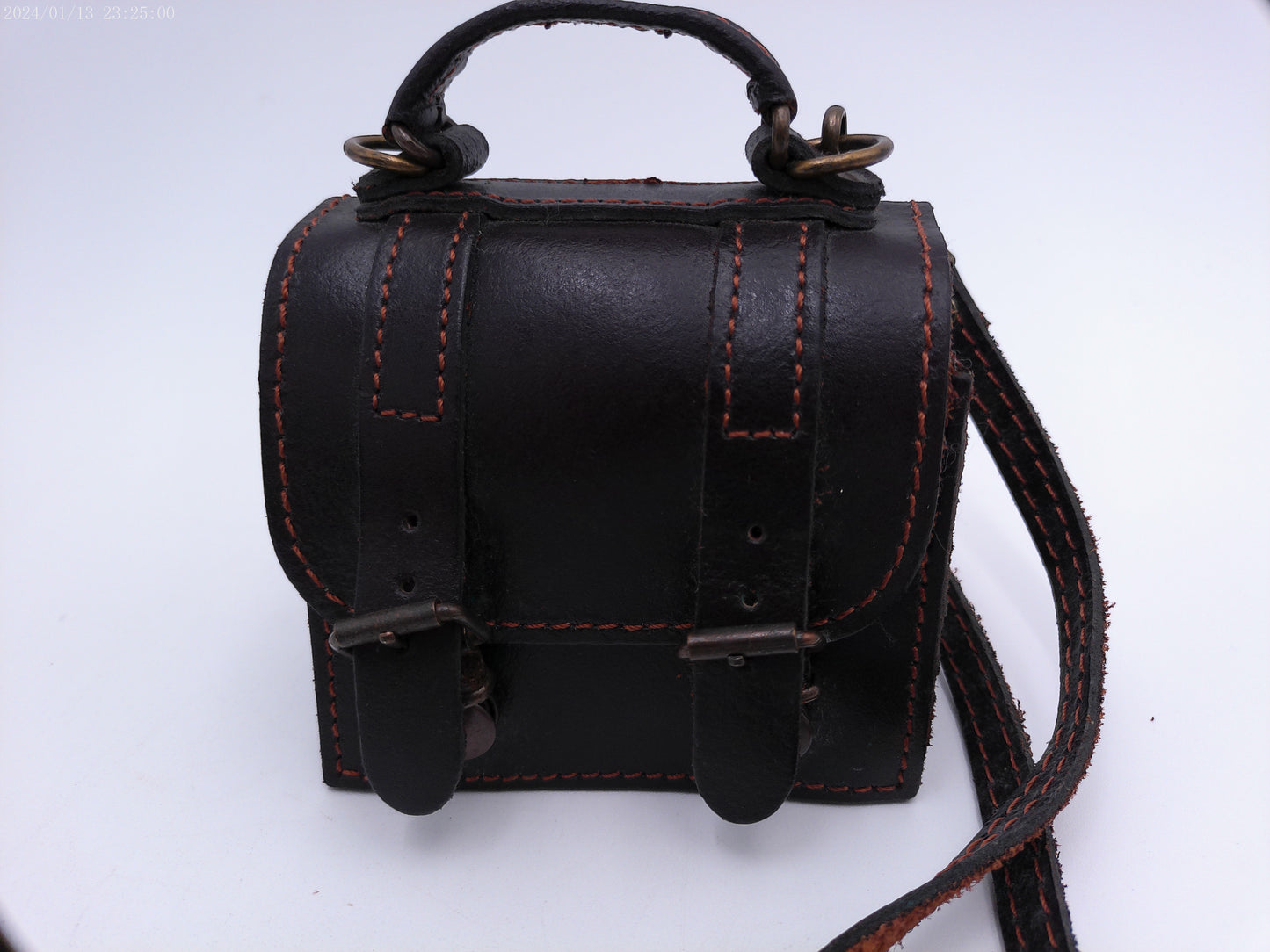 Hand Made Leather pouch bag Purse from Greece