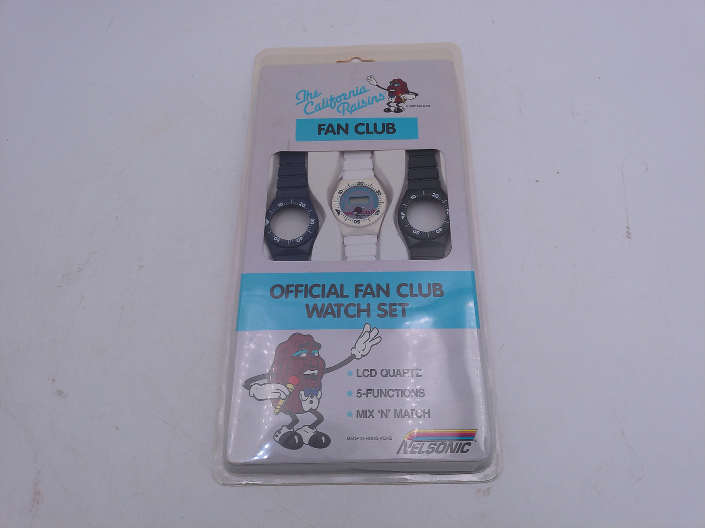 California Raisins Fan Club Official set  and  Max Headroom Watch