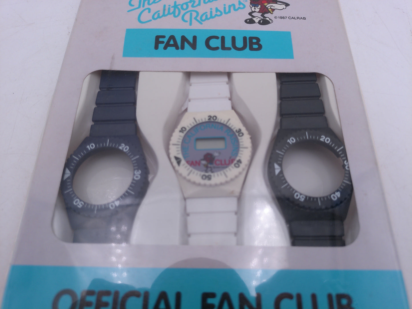 California Raisins Fan Club Official set  and  Max Headroom Watch