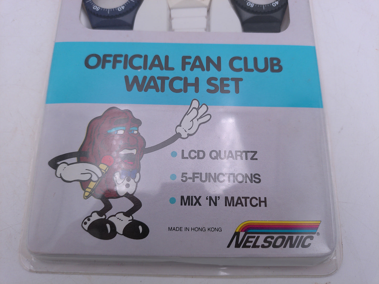 California Raisins Fan Club Official set  and  Max Headroom Watch