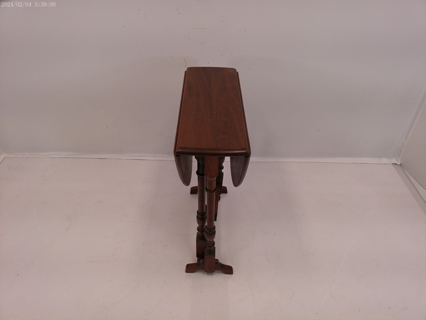 Victorian Top Gate-leg Oval Folding Solid Oak Coaching Table