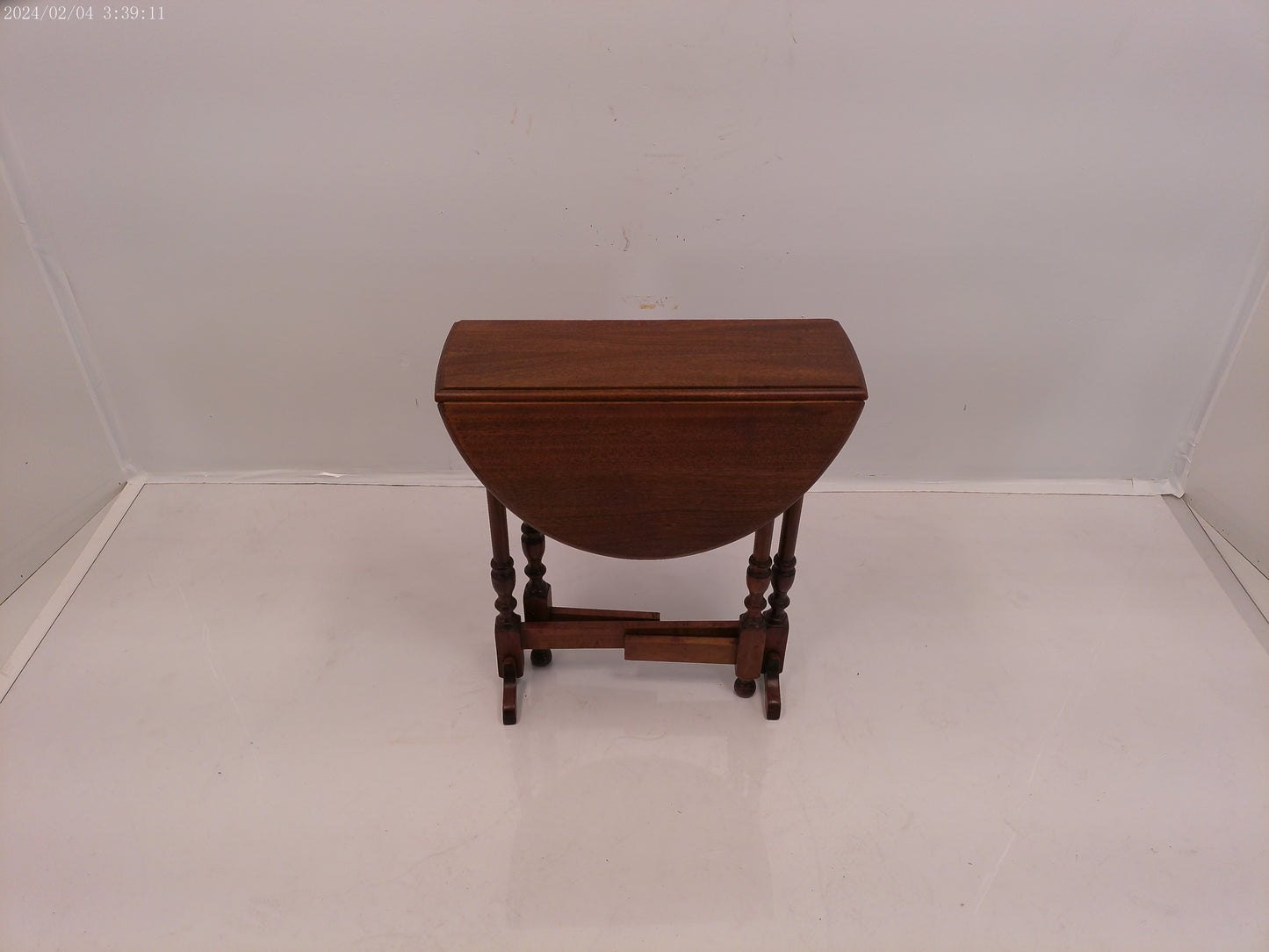 Victorian Top Gate-leg Oval Folding Solid Oak Coaching Table