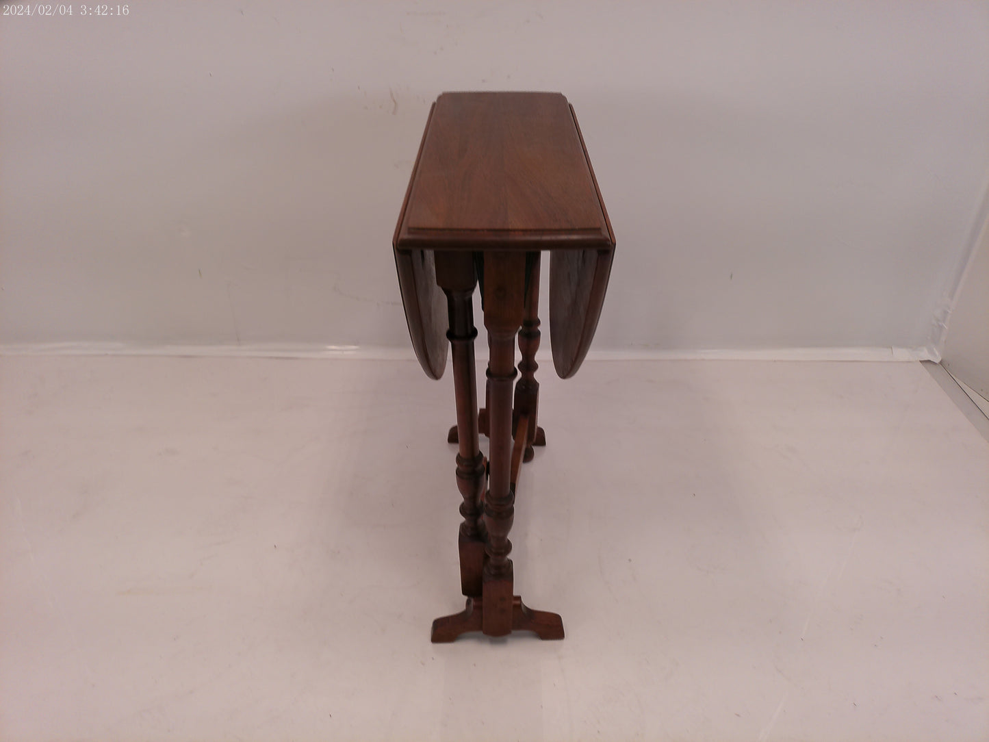 Victorian Top Gate-leg Oval Folding Solid Oak Coaching Table