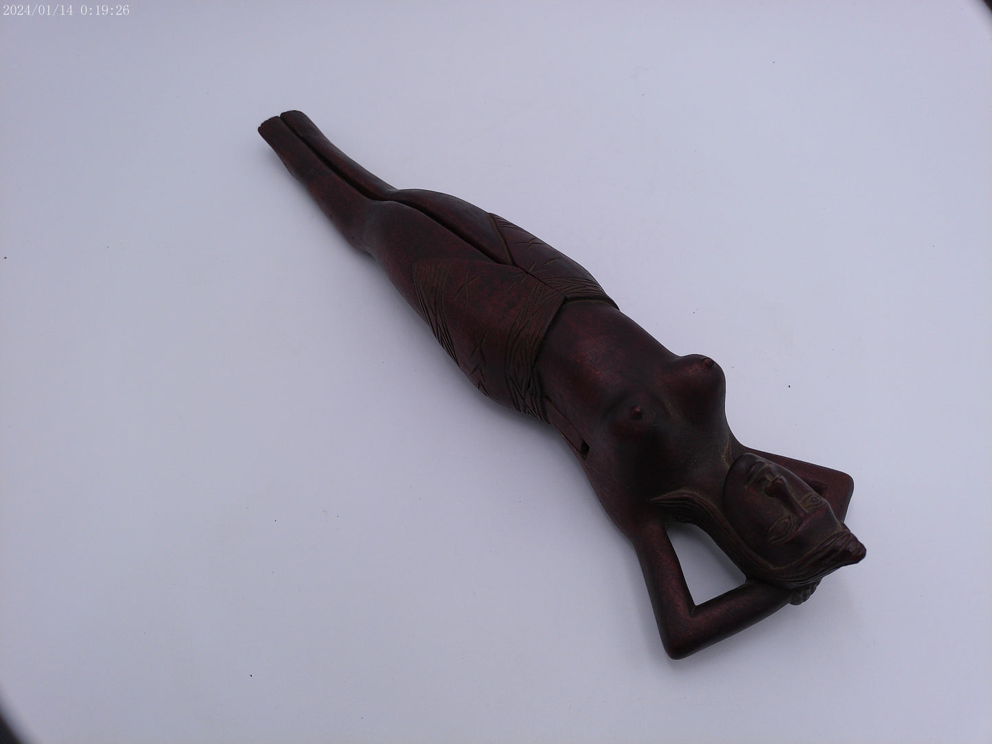 Polynesian Hand Carved Wood Nutcracker