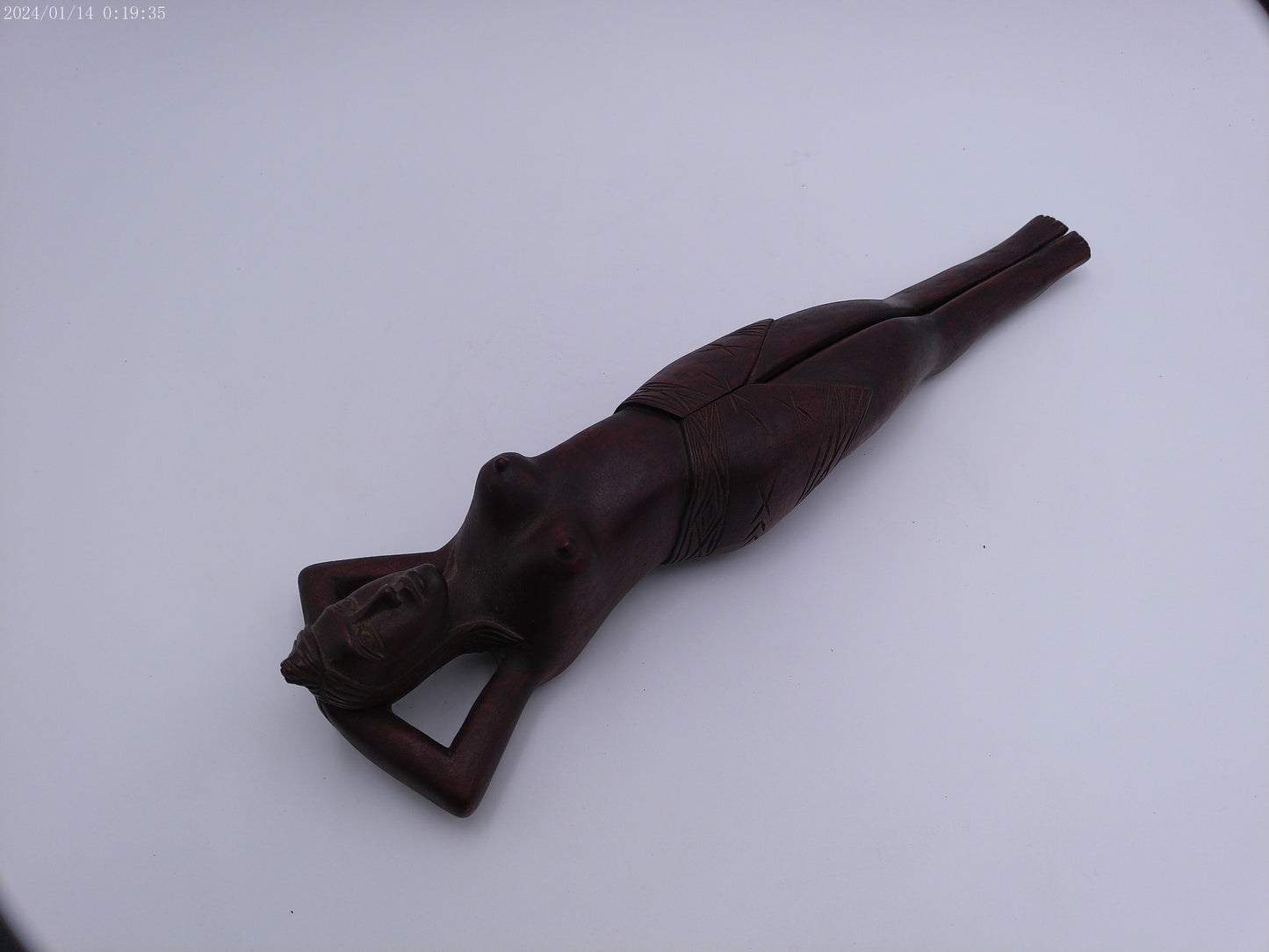 Polynesian Hand Carved Wood Nutcracker