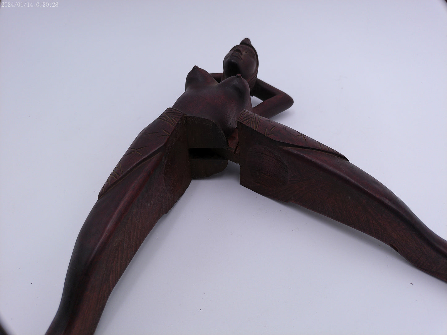 Polynesian Hand Carved Wood Nutcracker