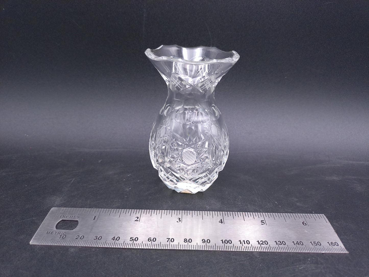 Waterford Small Crystal Glass Bud Flower Vase