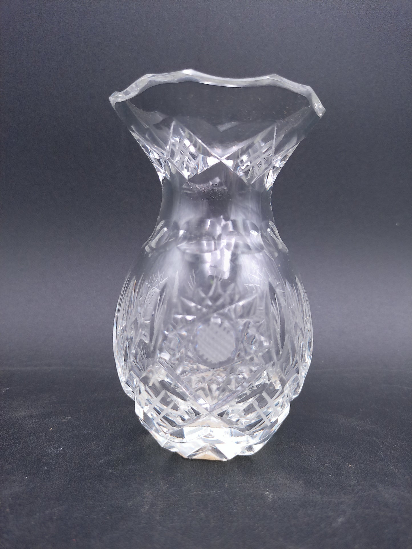 Waterford Small Crystal Glass Bud Flower Vase