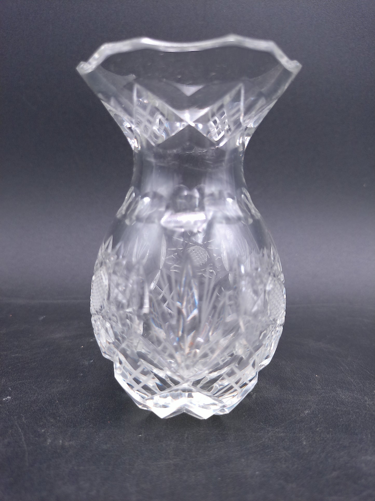 Waterford Small Crystal Glass Bud Flower Vase
