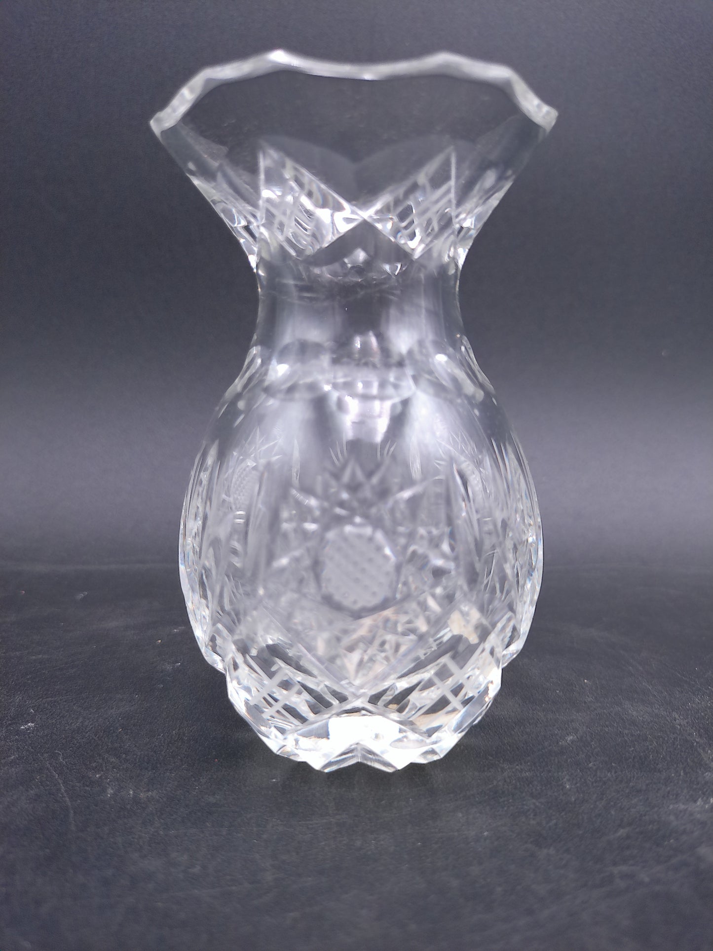 Waterford Small Crystal Glass Bud Flower Vase