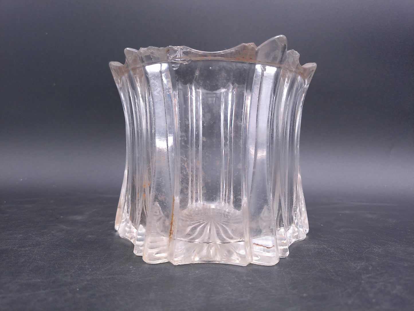 Glass Bowl Dish Candy Candle Holder Vintage