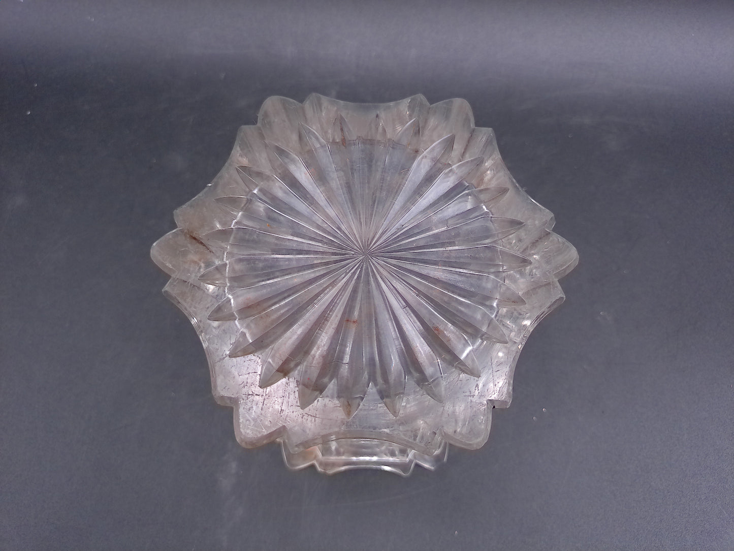 Glass Bowl Dish Candy Candle Holder Vintage