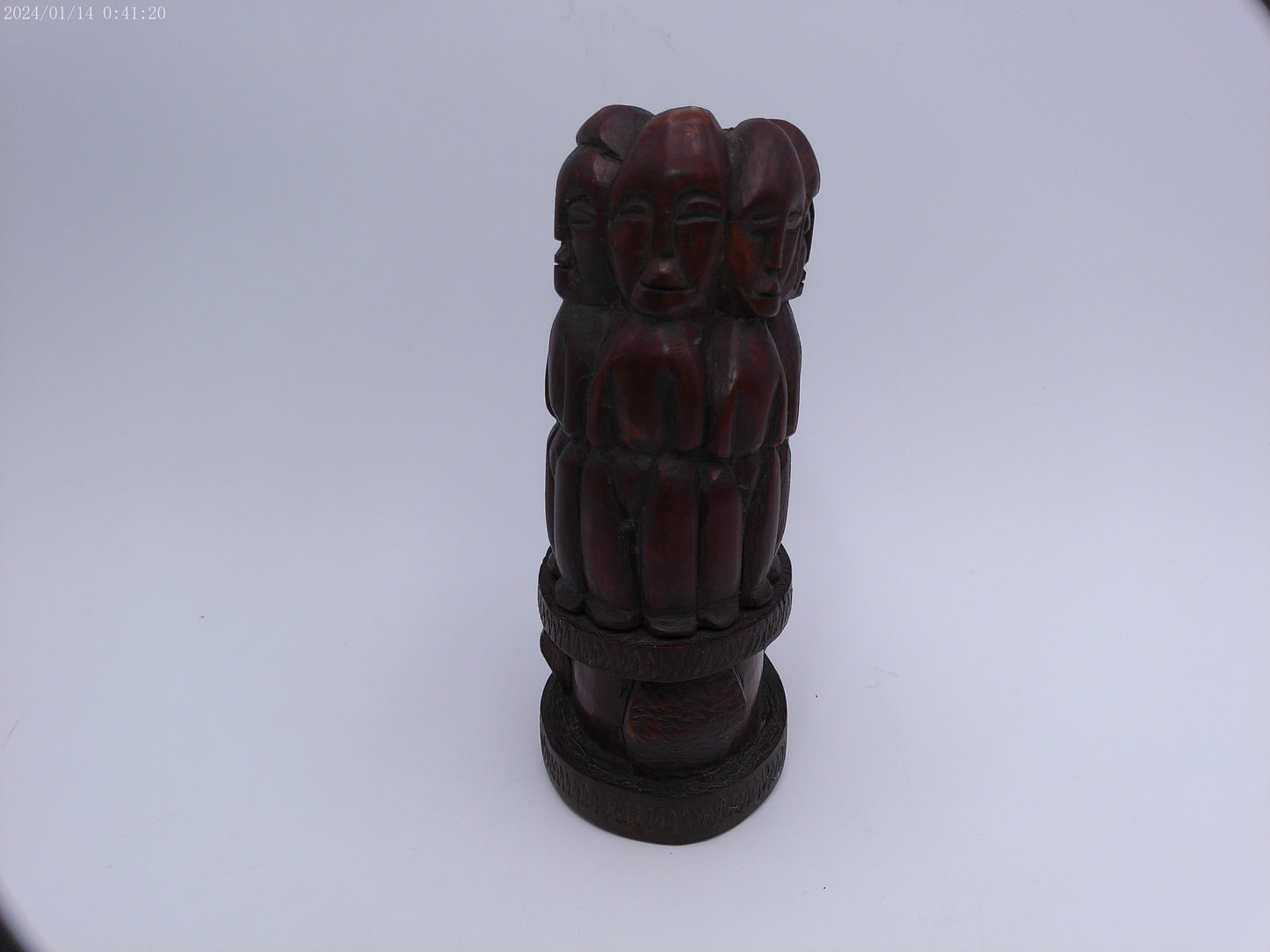 African Hand Craved Mahoney Wood Statue