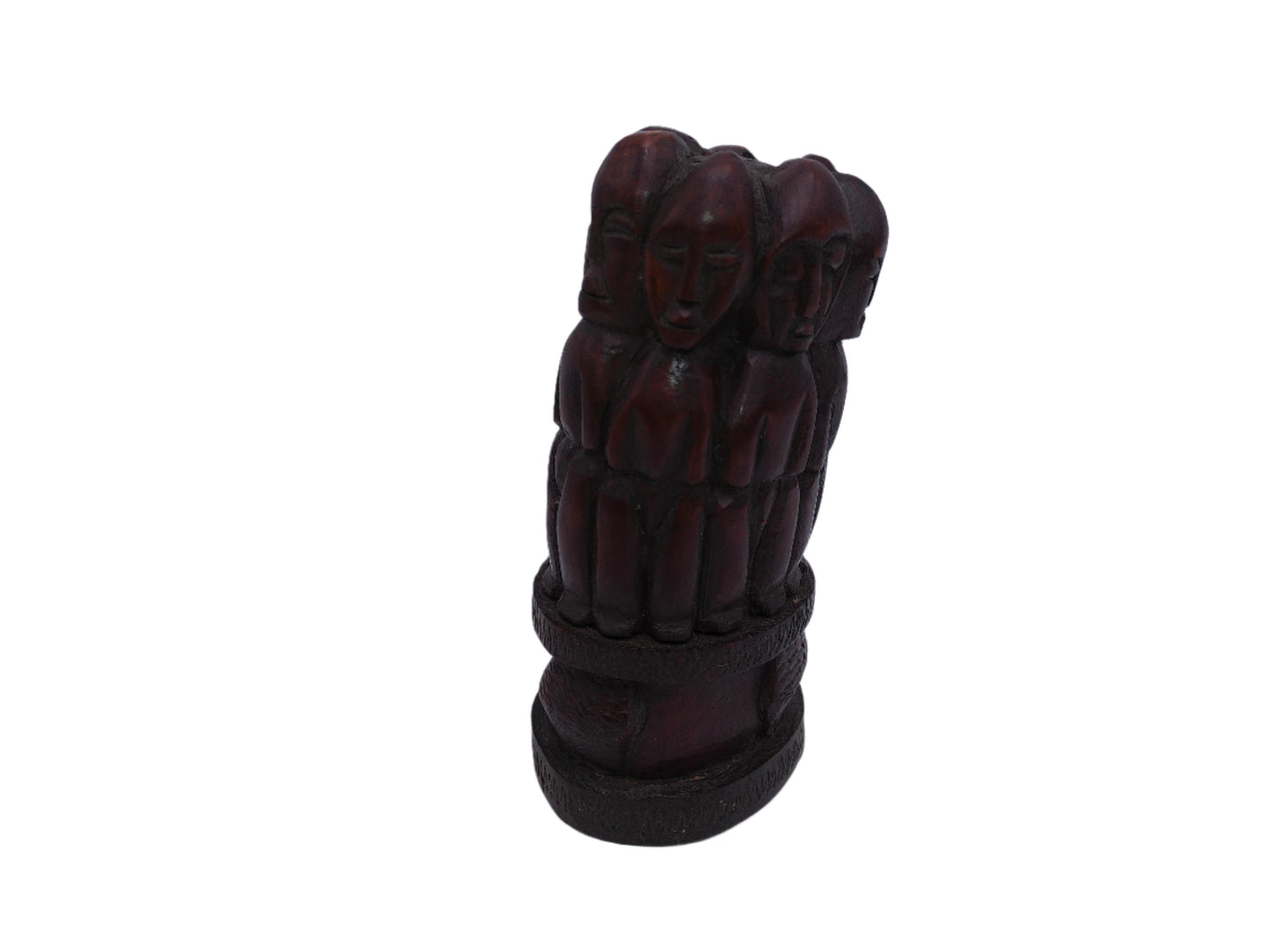 African Hand Craved Mahoney Wood Statue
