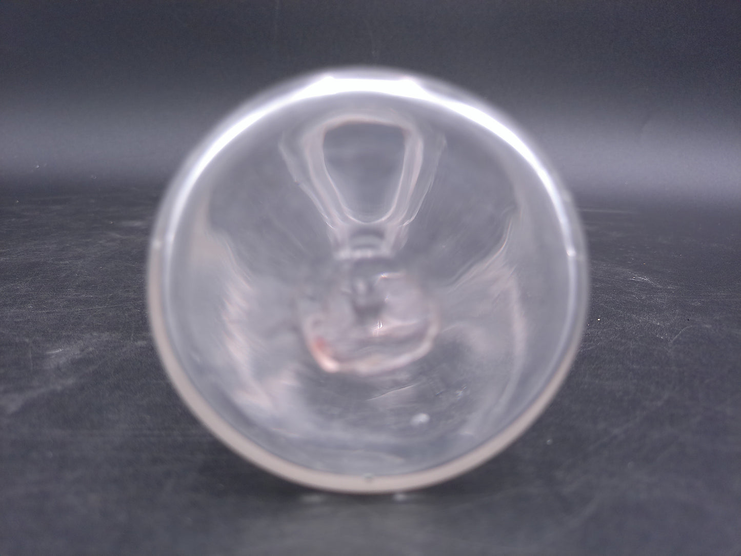 Glass Cologne Bottle With Stopper Peacock Vintage