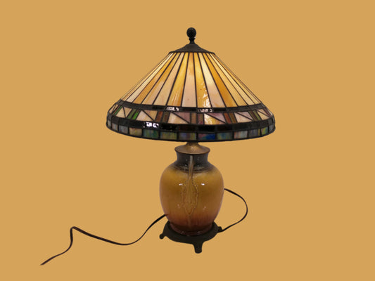 Tiffany Style Lamp uni1ue Porcelain Base