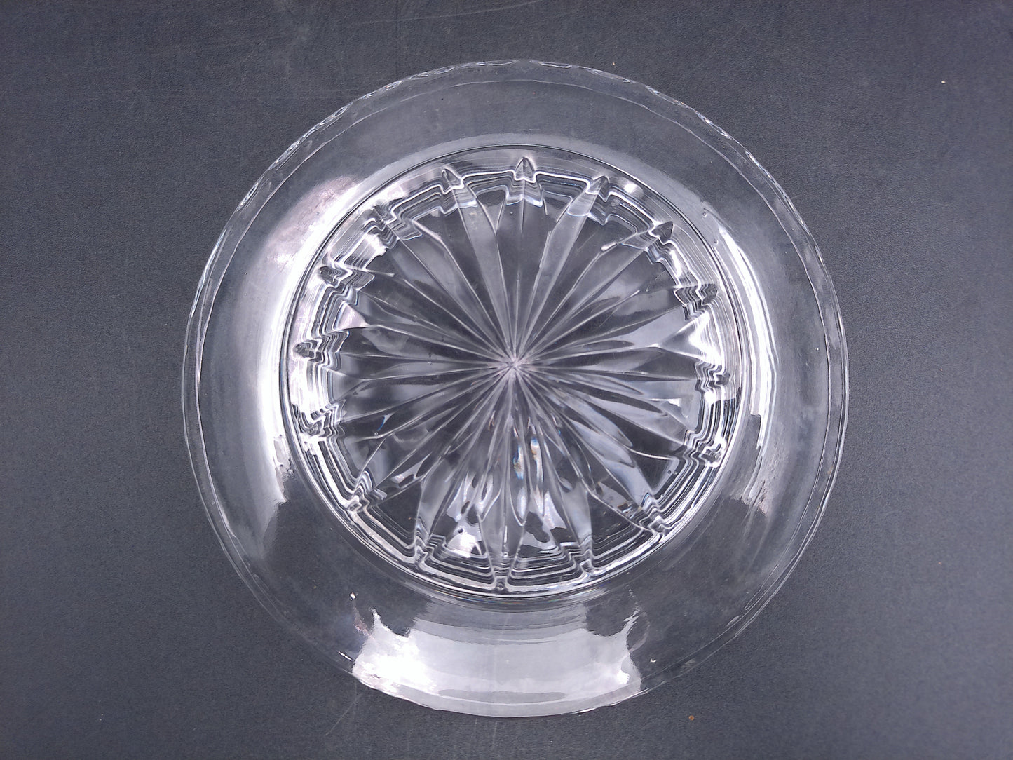 Glass Bottle Top With Bird and Glass plate Misc Items