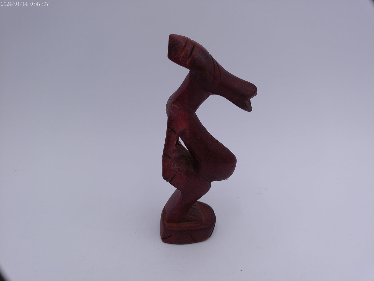 Wood Statue of Pregnant Woman Hand Made in Kenya Besmo Product