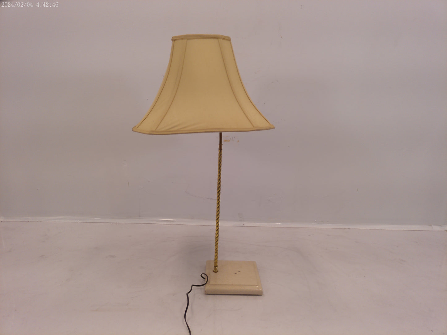 Tall Lamp Metal Stand Marble base