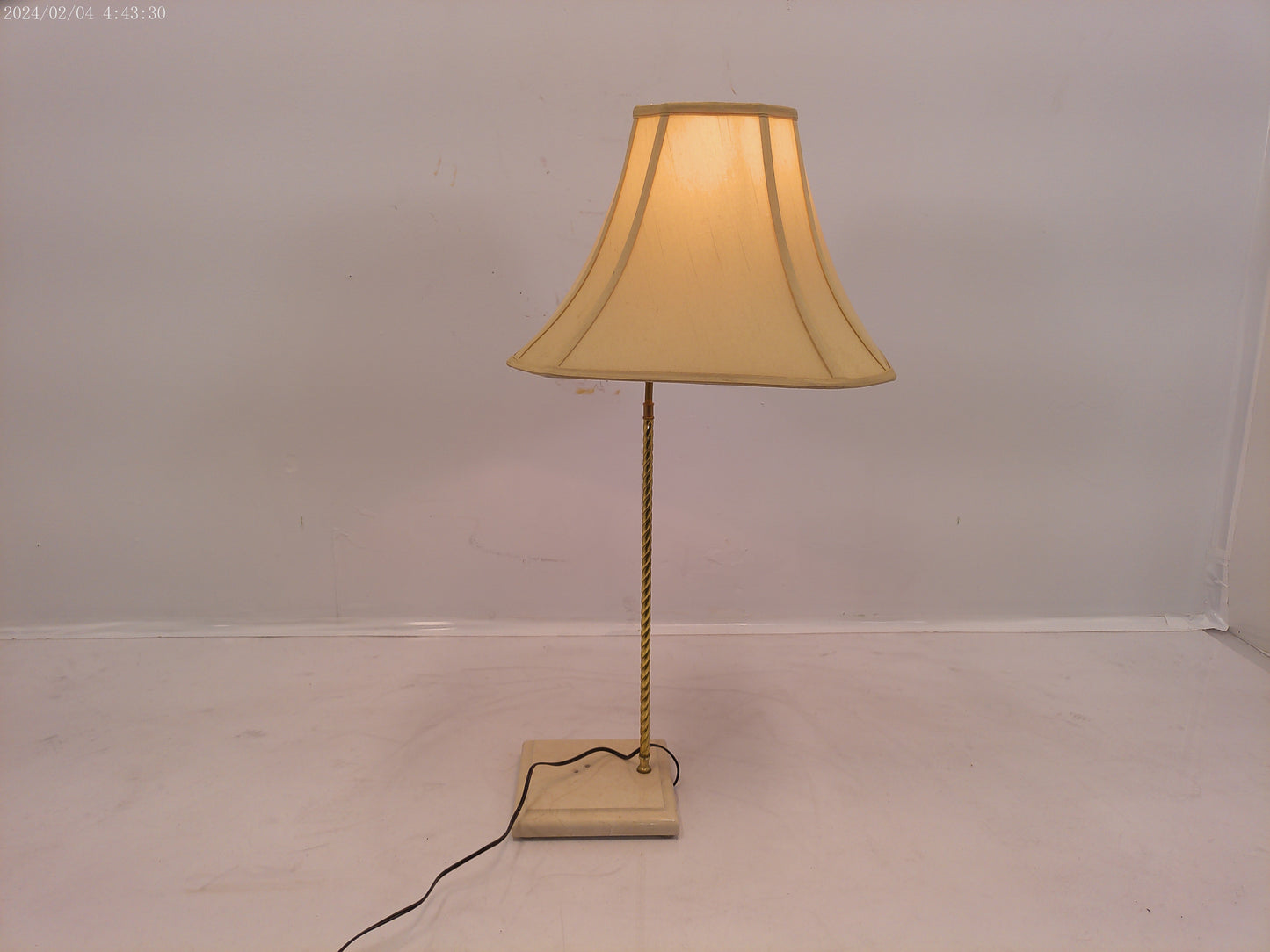Tall Lamp Metal Stand Marble base